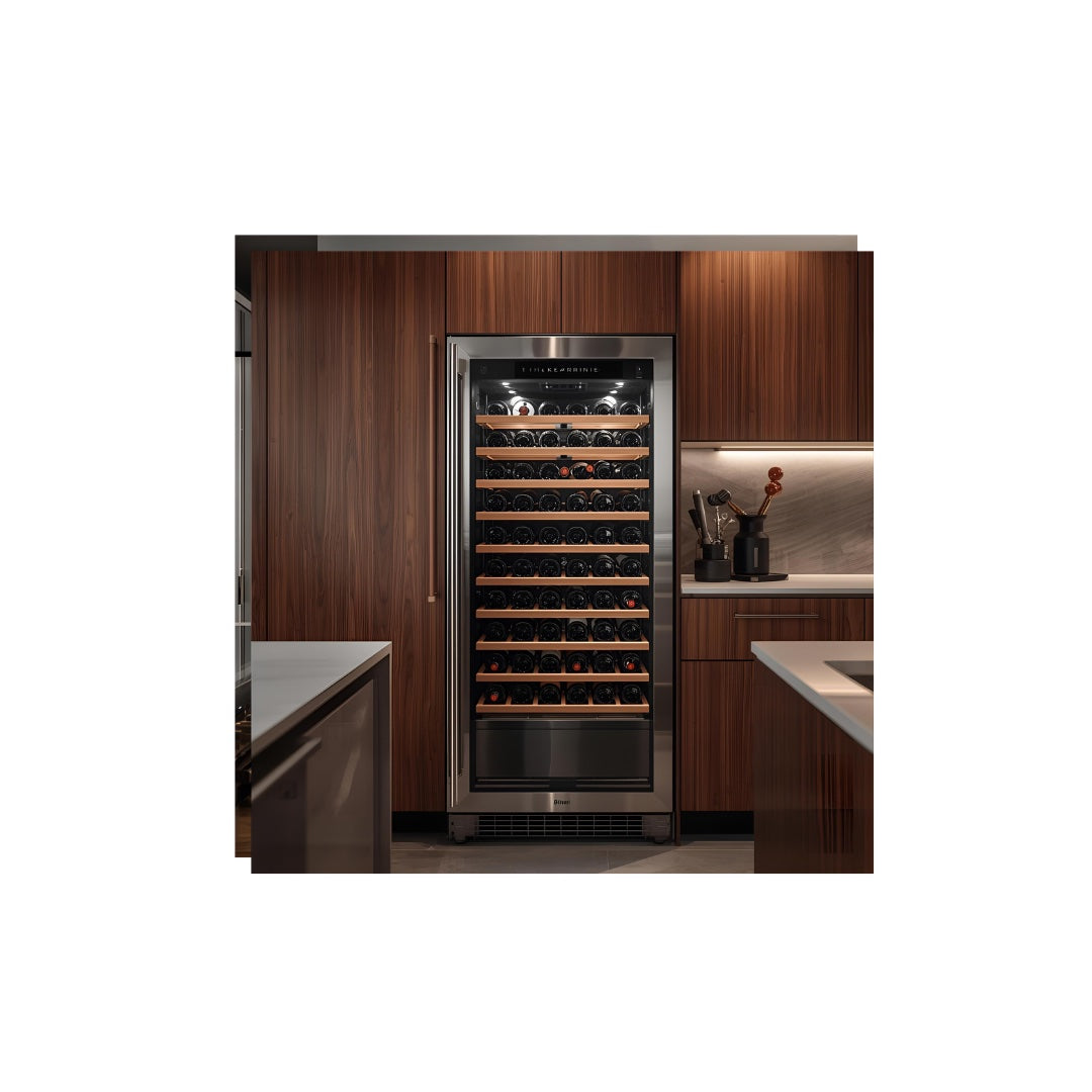 Wine Refrigerator - Silver I Stainless Steel_Vintner Reserve Stainless Full-Height Built-In Wine Column_Stainless Finish