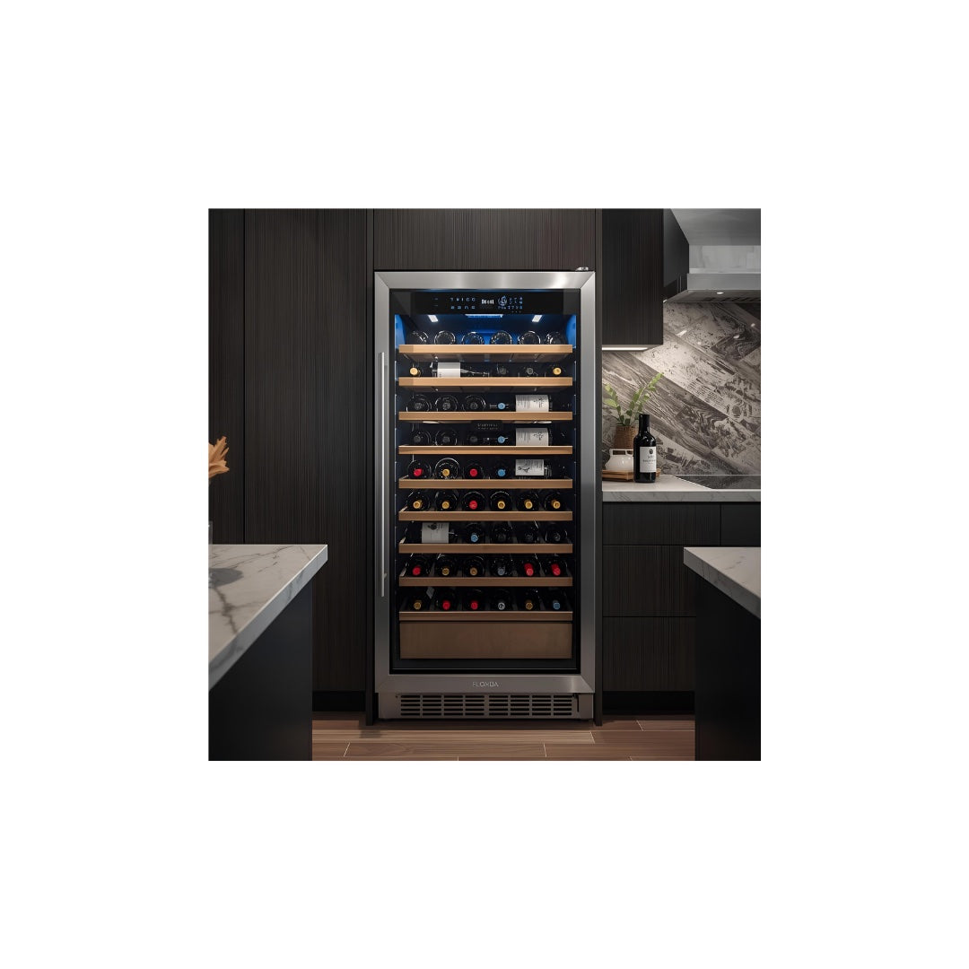 Wine Refrigerator - Silver VIII Single Medium_Vintner Reserve Stainless Full-Height Built-In Wine Column_Stainless Finish