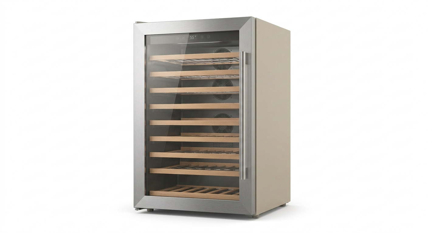 Wine Refrigerator - Silver VIIII Single Medium_Vintner Reserve Pro Single-Zone Medium Wine Cooler